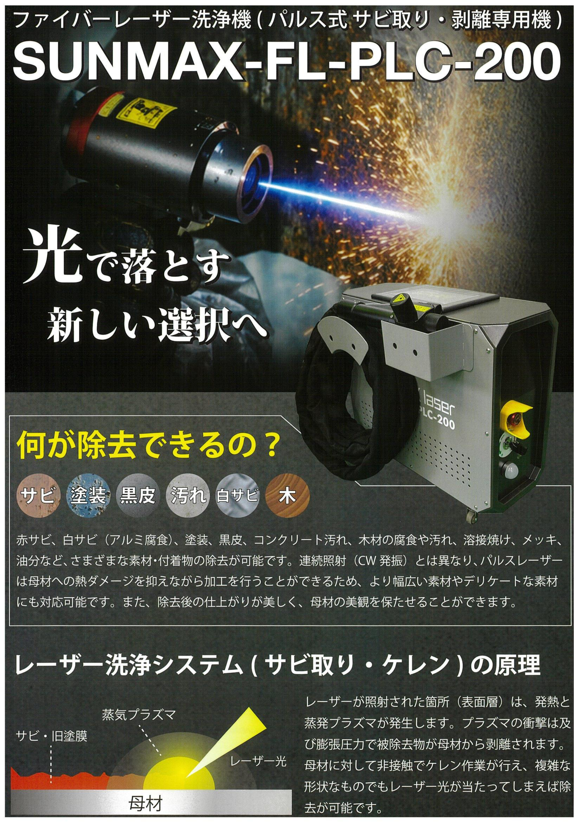 「「Sun Max laser」　SUNMAX-FL-PLC-200　のサムネイル」